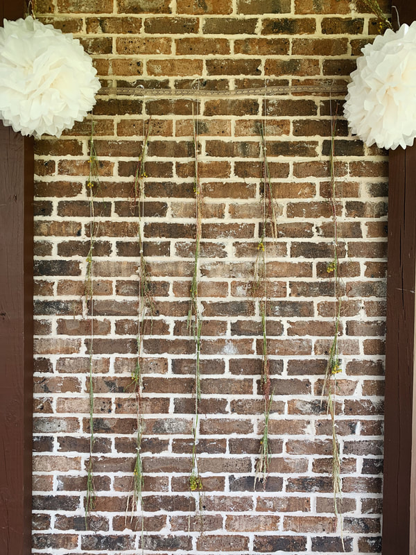 DIY bridal shower decor with wildflowers