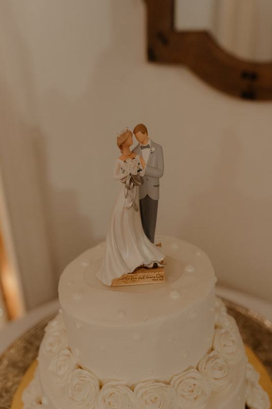 ceramic wedding cake topper
