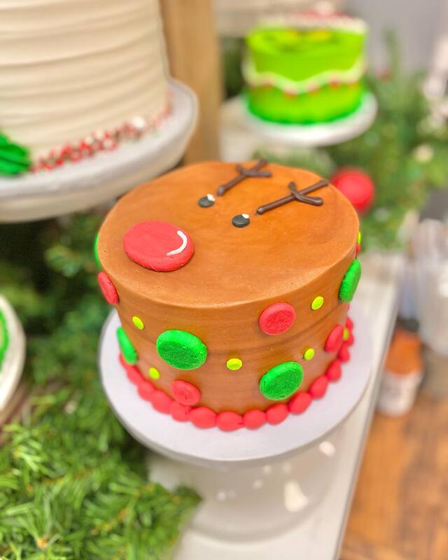 Rudolph the red nosed reindeer cake from Baking Ground